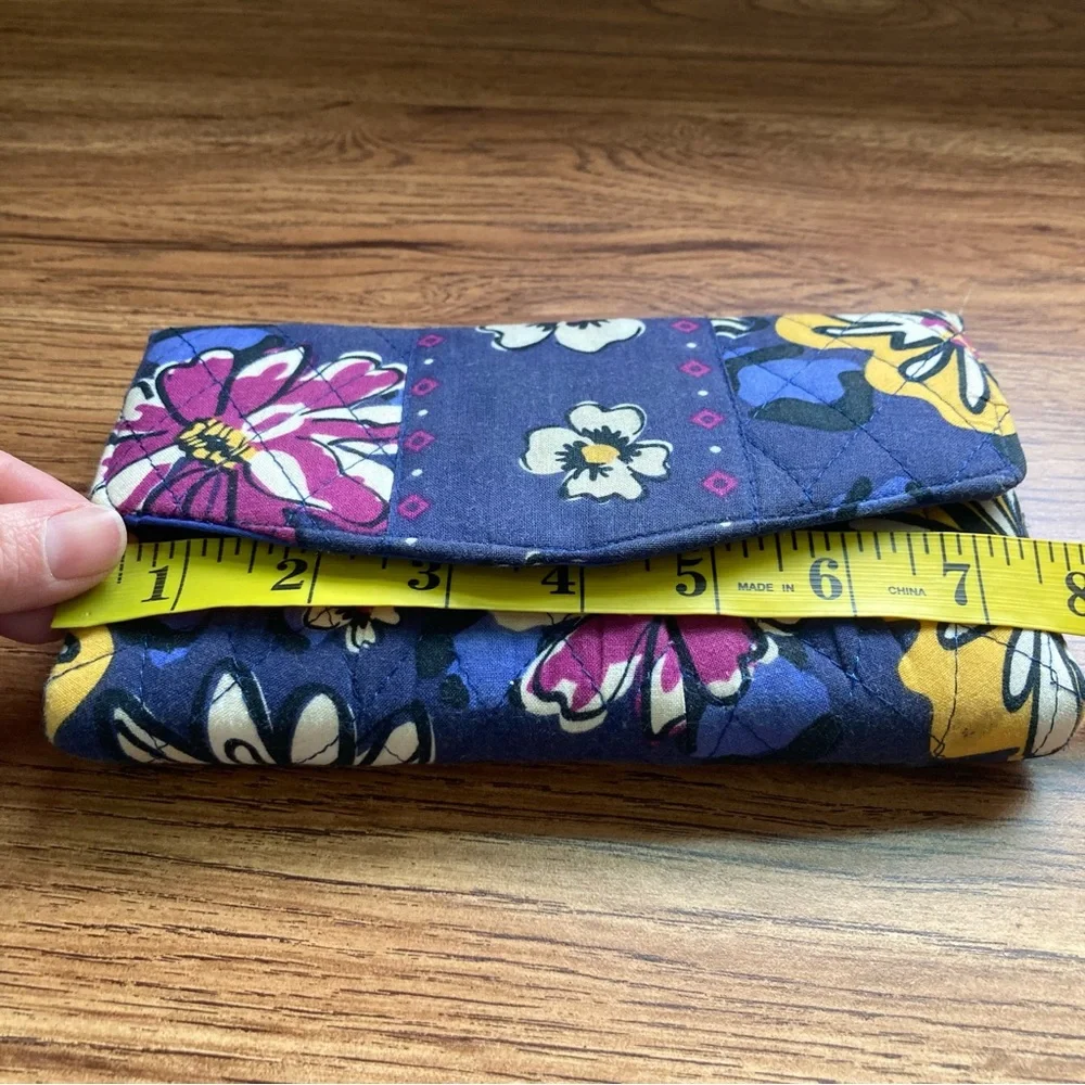 5/$15 Blue & Floral Quilted Wallet